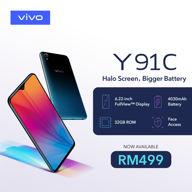 Vivo Y91c Harga Malaysia