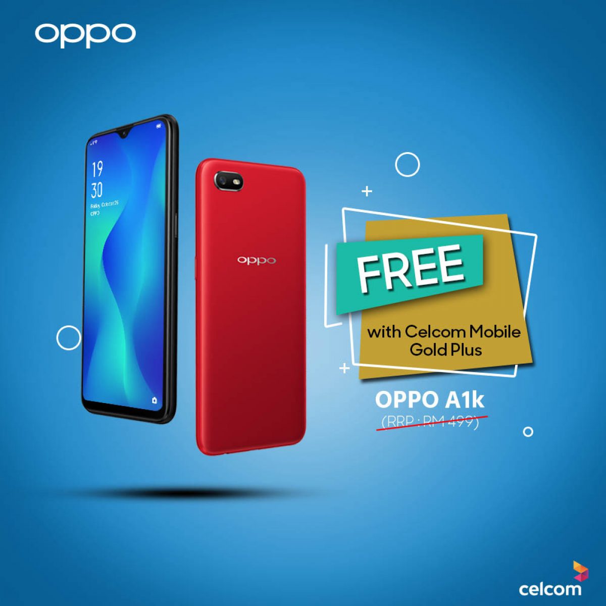 celcom free phone oppo