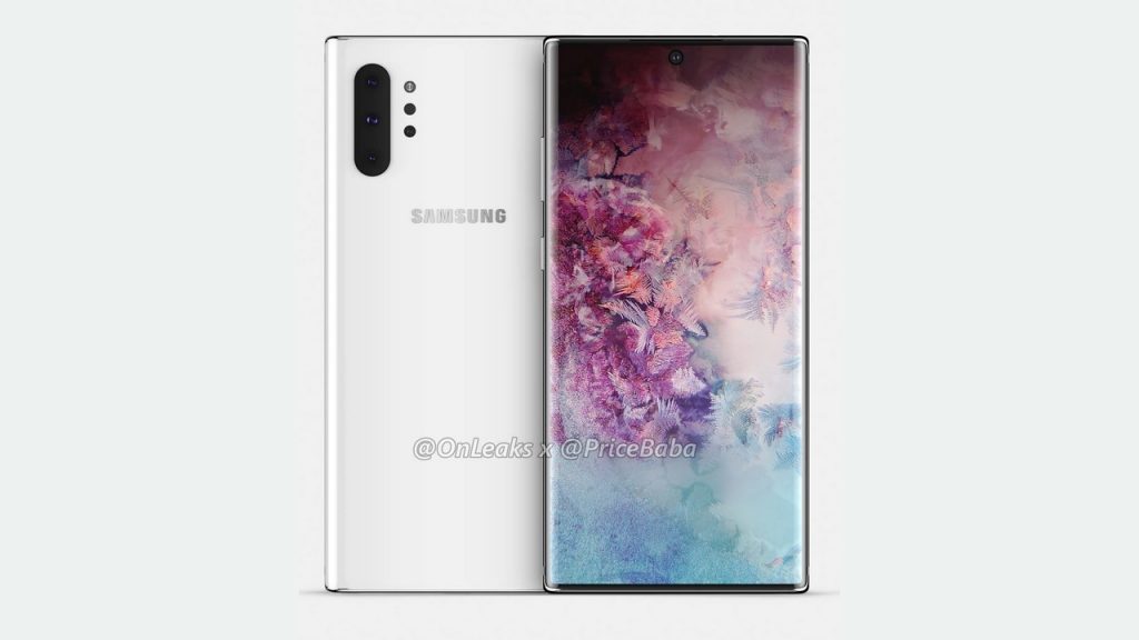Galaxy Note 10 Pro Render