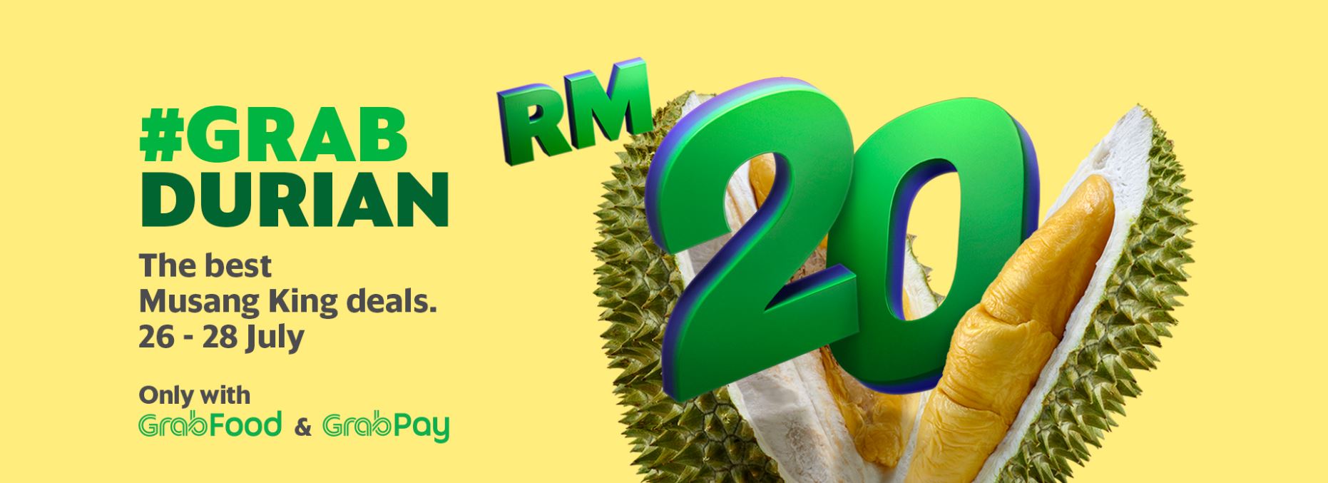 Grabfood Will Deliver Durians To Your Door Step Rm20 Kg Musang