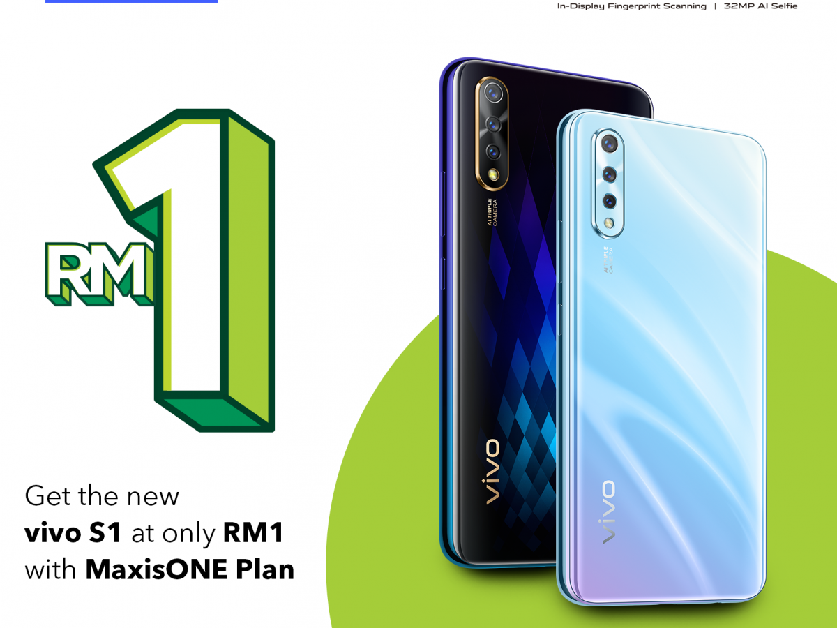 rm1 maxis plan free handphone