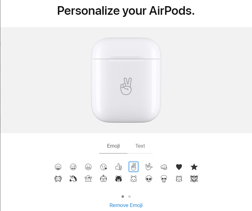 Engrave best sale airpods case