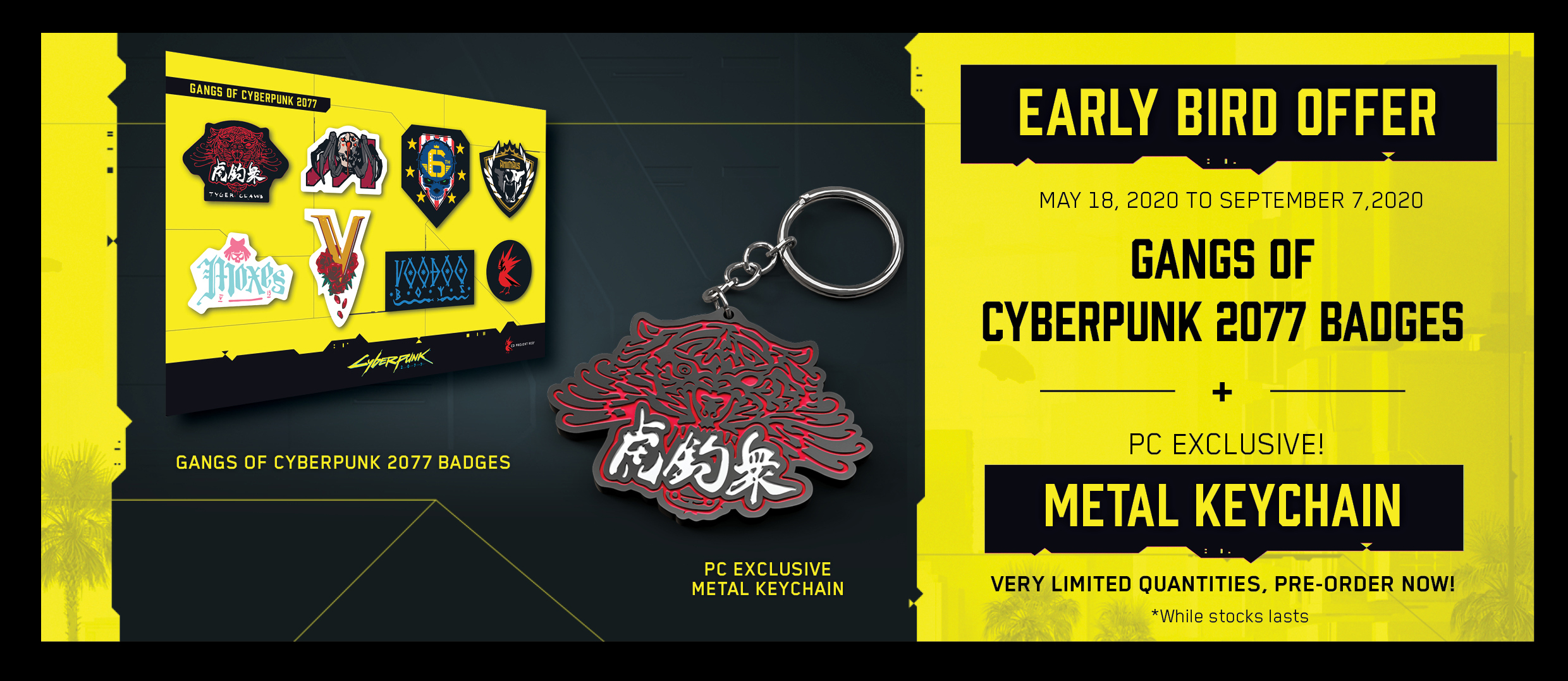 Cyberpunk 2077 pc early bird key chain