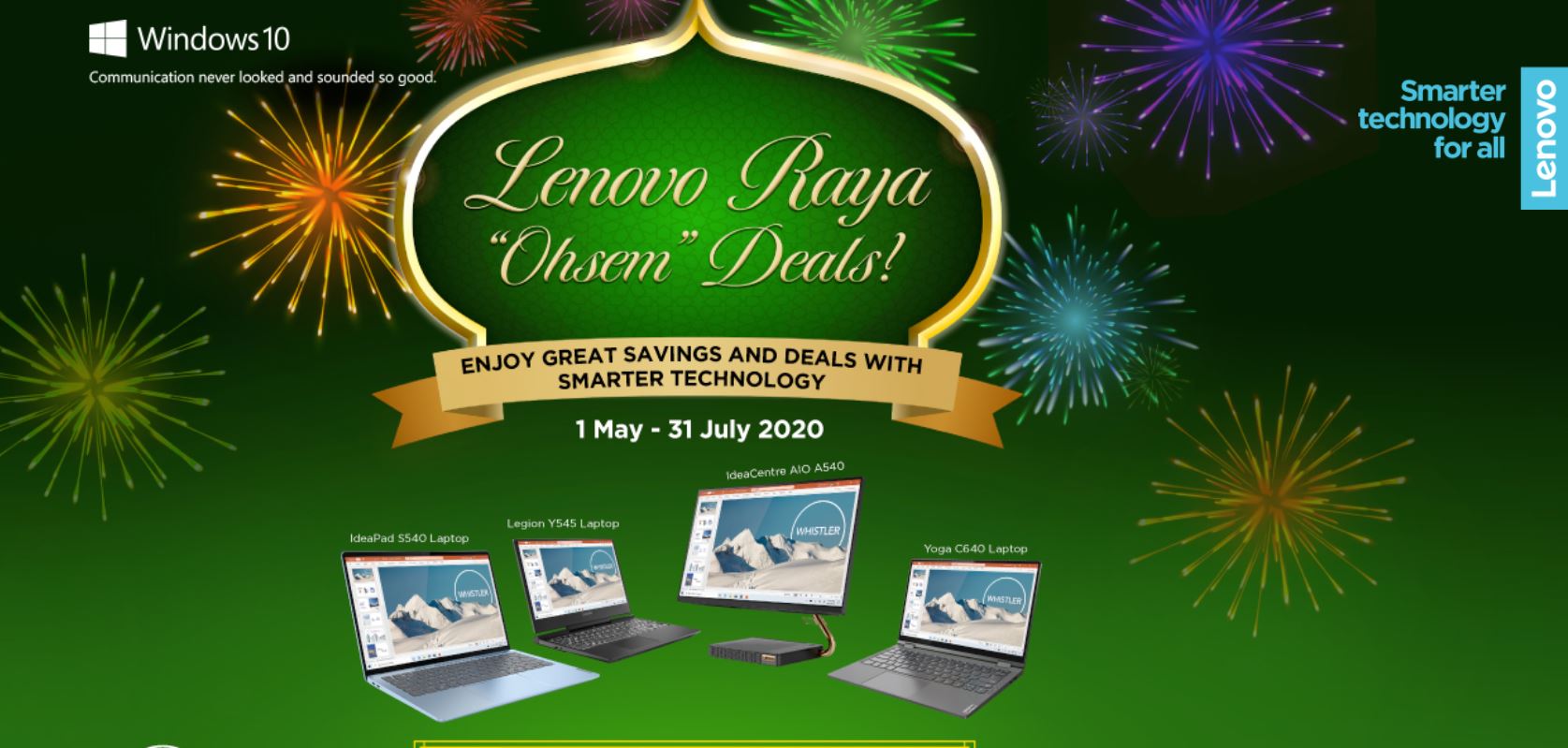 Lenovo Hari raya 2020 promotion laptop