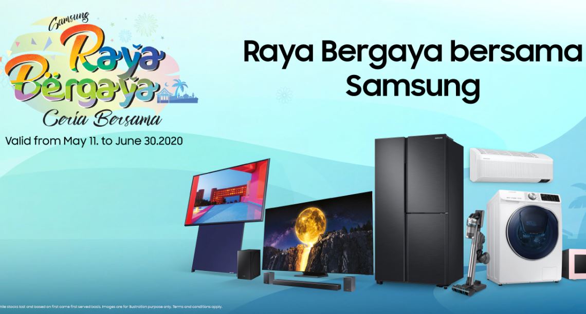 Samsung Hari Raya 2020 refrigerator tv washing machine 