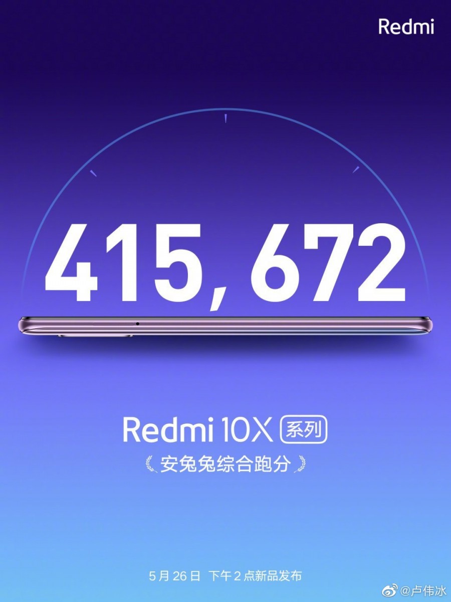 Xiaomi Redmi 10X benchmark antutu
