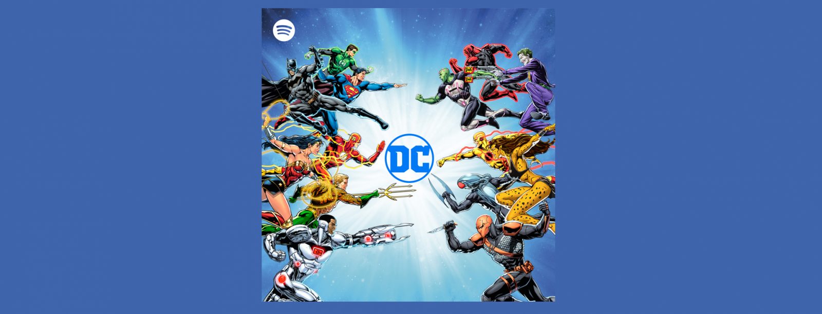 DC superheroes, Spotify, podcast, Warner Bros