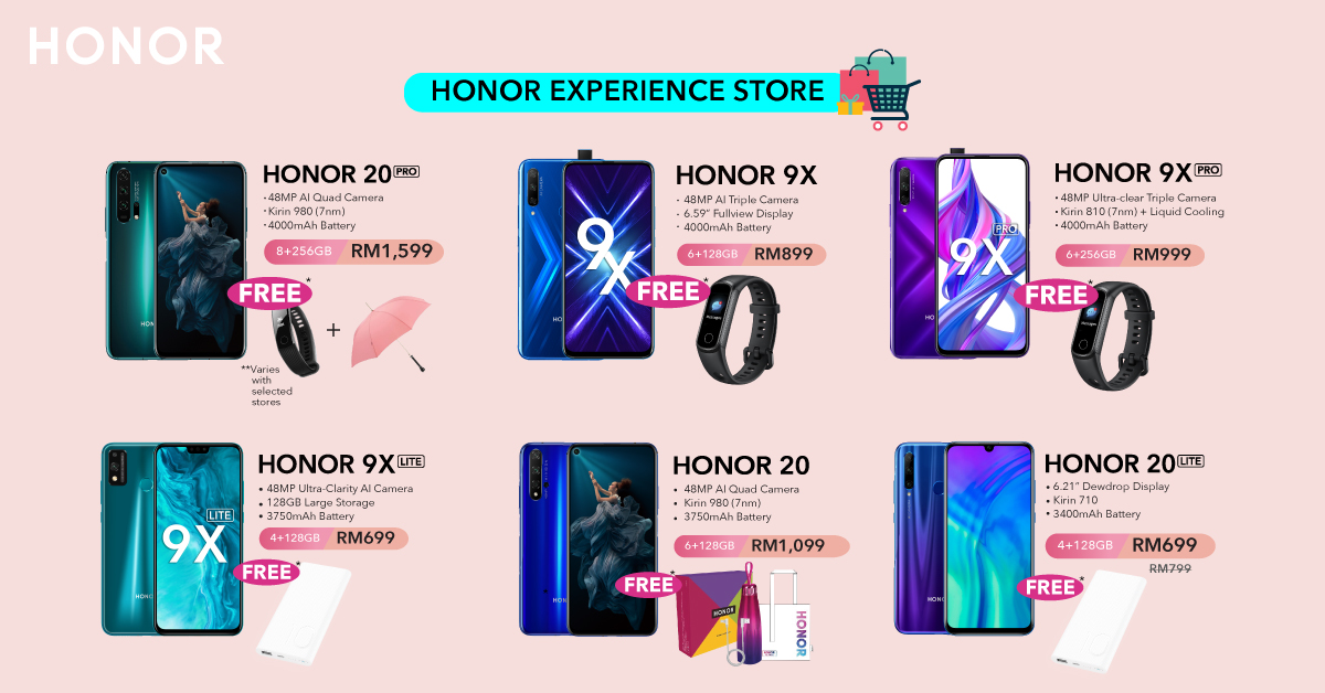 HONOR experience stores deal 6th anniversary