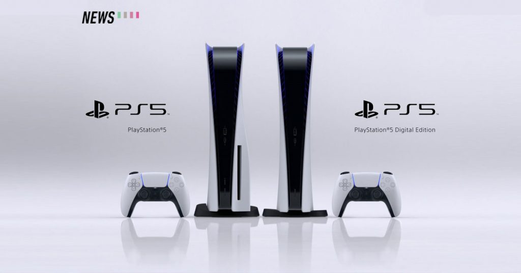 Sony Playstation 5 console white background