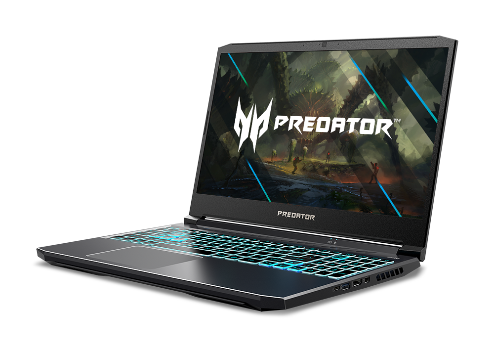 Acer predator Helios 300 open