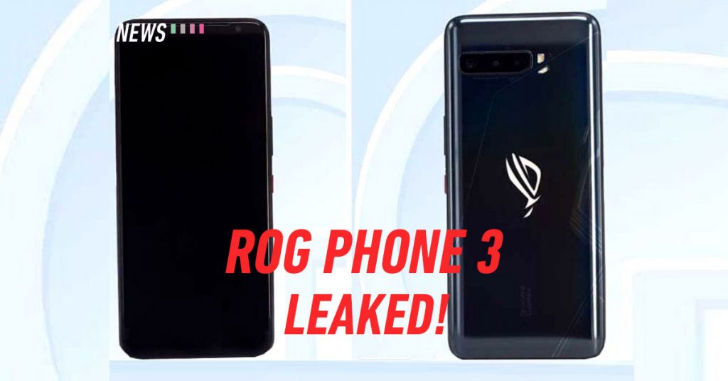 ROG Phone 3 design leak TENAA
