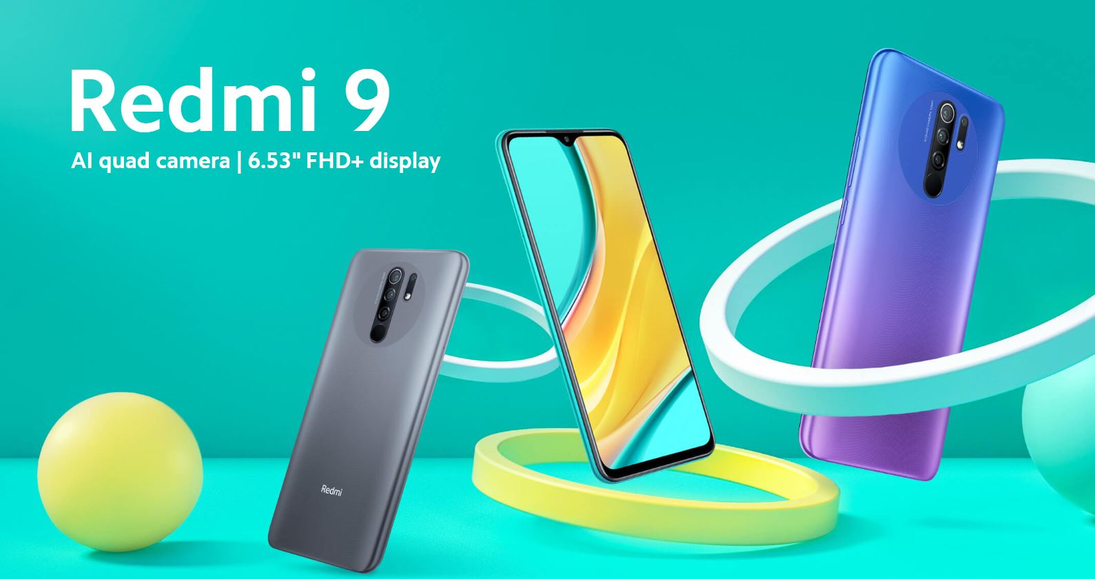 Xiaomi Redmi 9 Colours back panel camera bump gray purple green