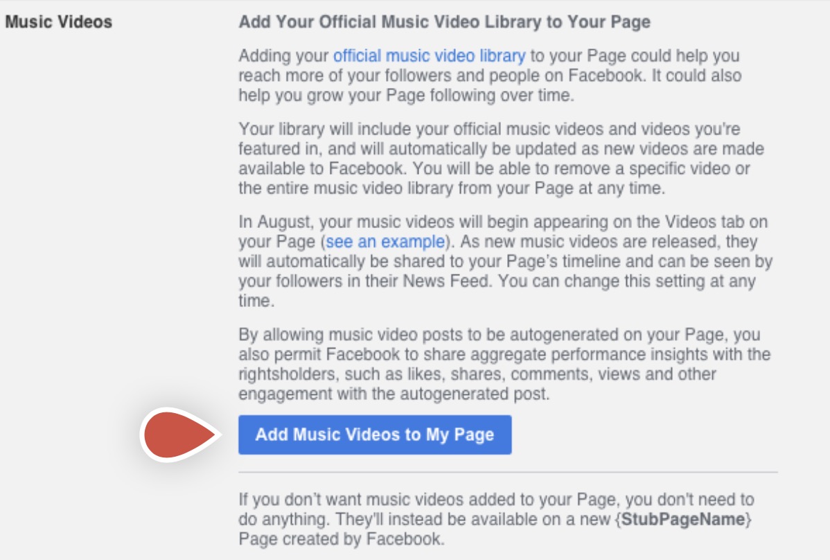 YouTube, Facebook, Licensed Music Videos, Official music videos