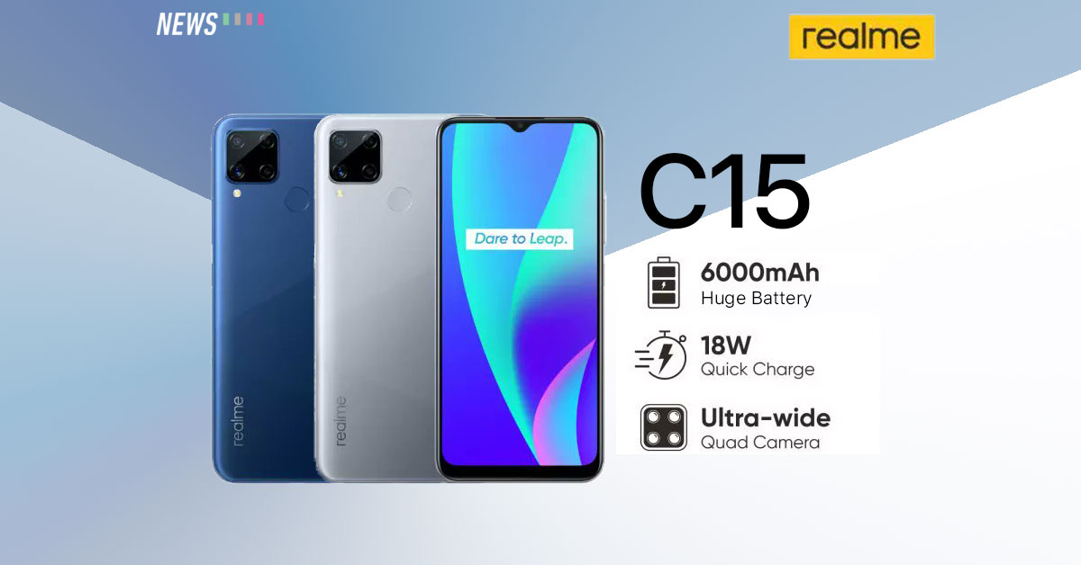 Realme C15 to launch with a 6,000mAh battery and 18W charging - KLGadgetGuy