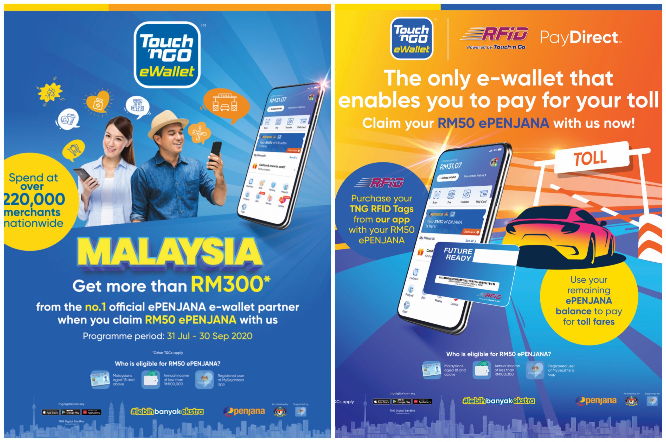 ePENJANA RM50 initiative: Redeem now from Touch 'n Go ...