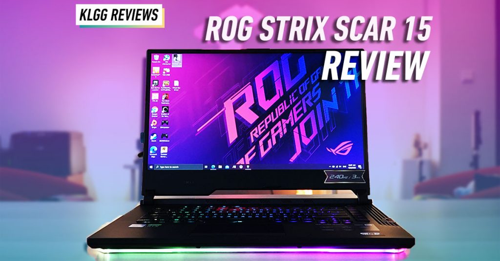 asus rog strix scar 15 2020 review rgb