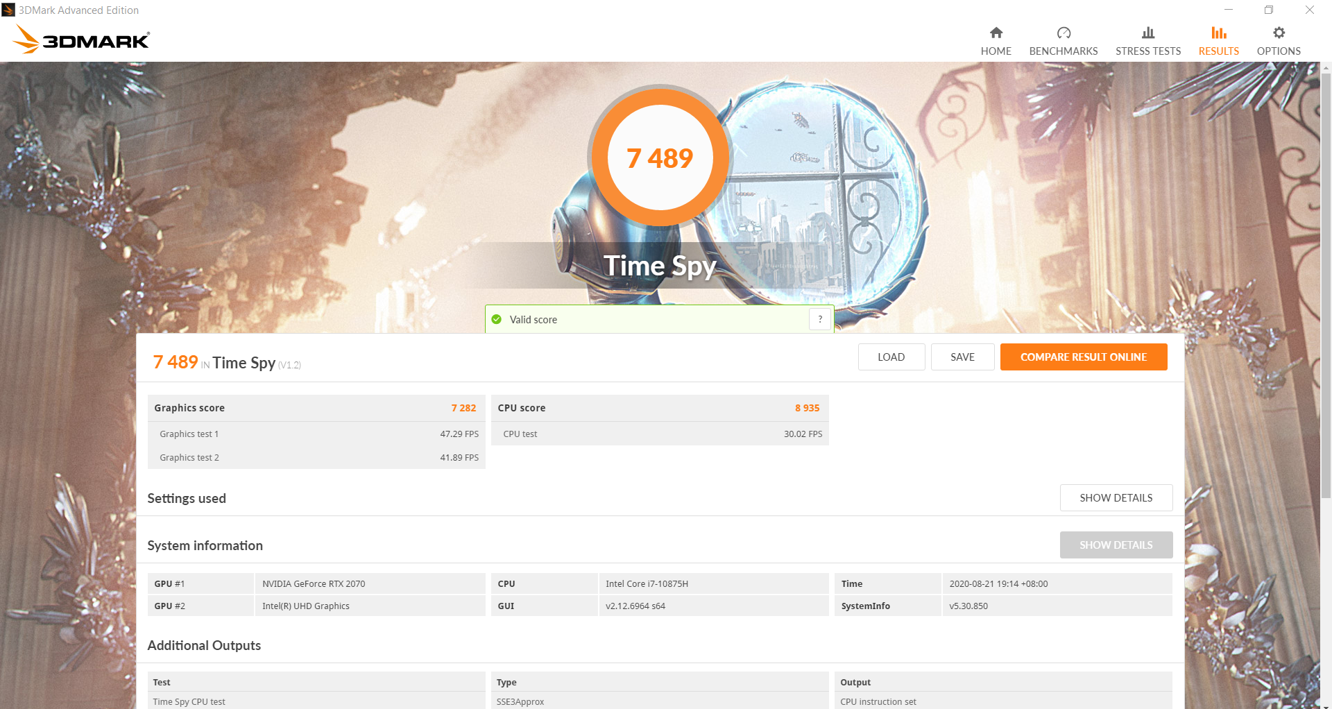 3dmark timespy benchmark