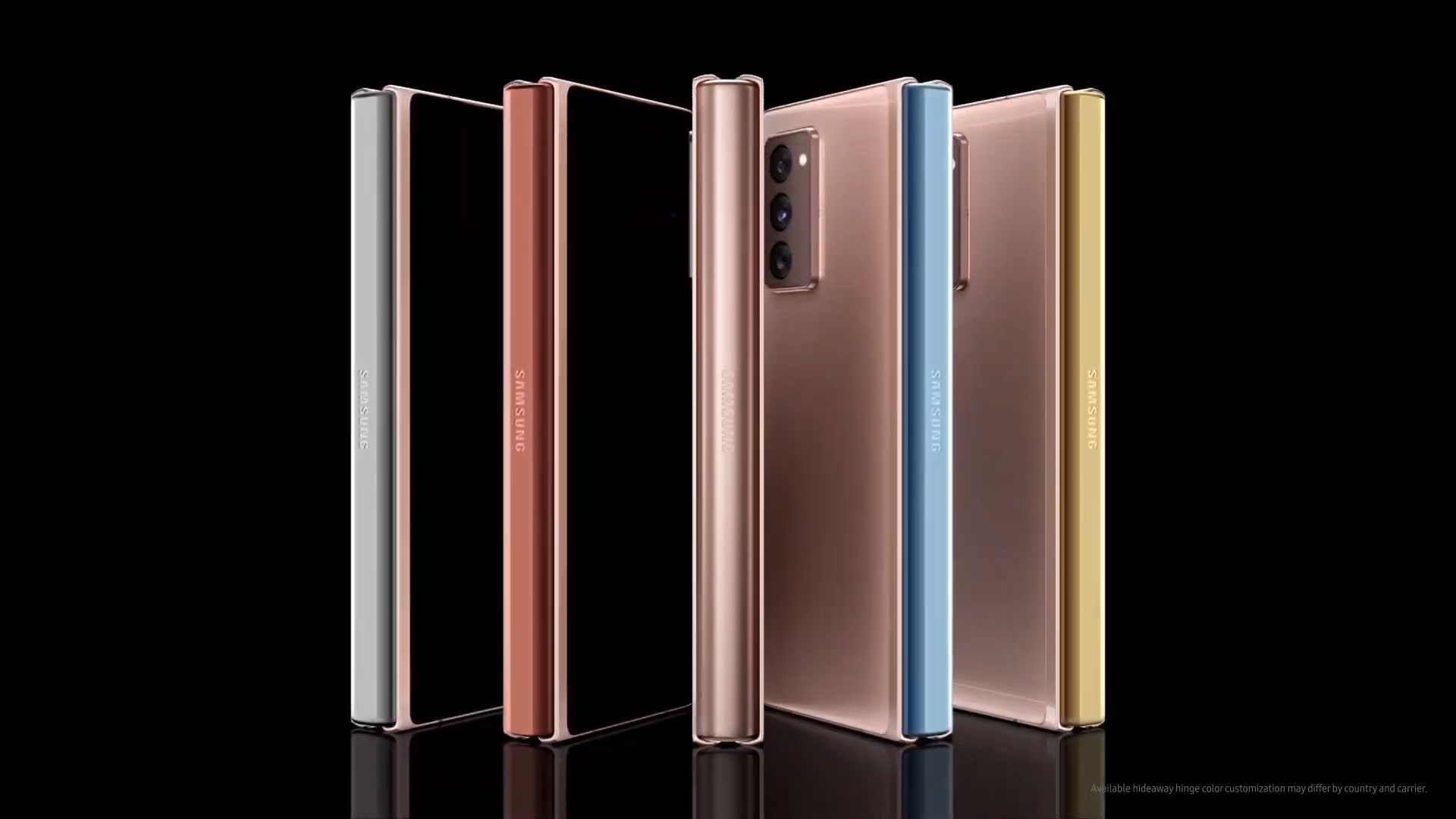 samsung galaxy z fold2 colours