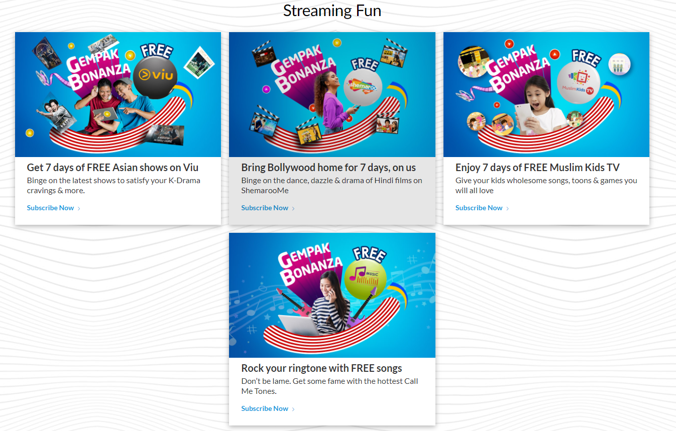 celcom gempak bonanza streaming