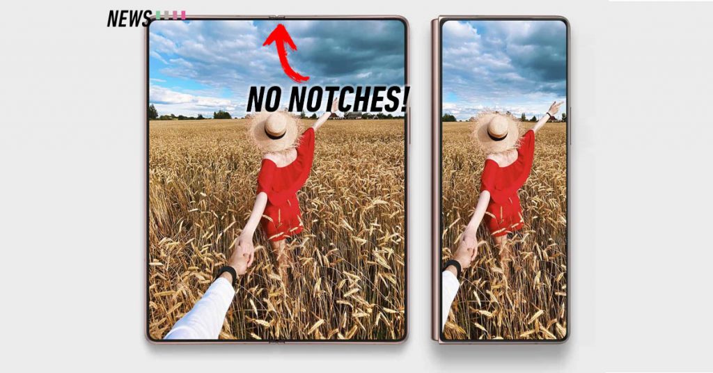 samsung galaxy z fold3 no selfie camera