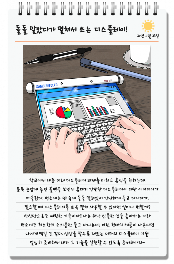 Samung OLED rollable
