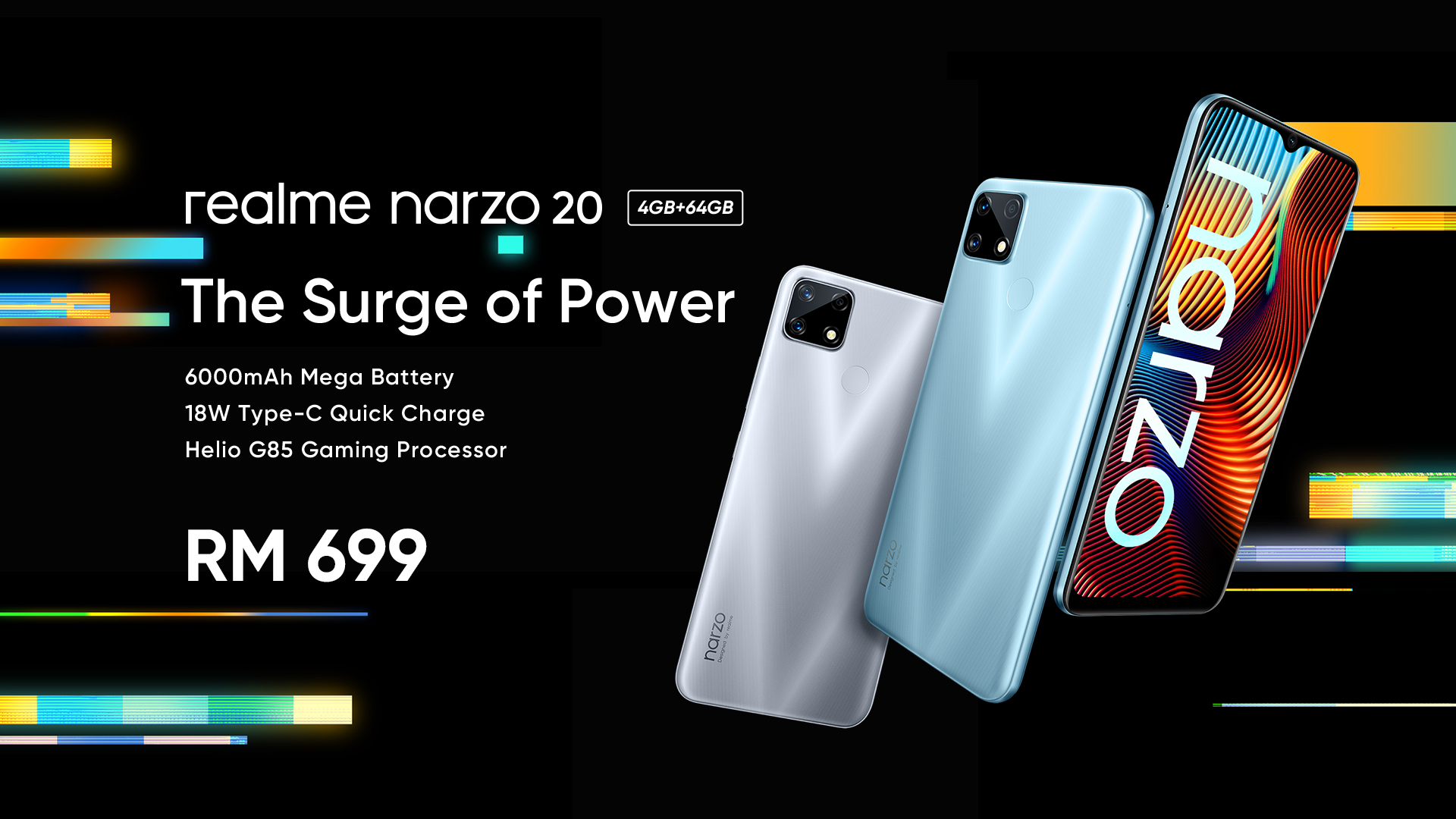 realme narzo 20 - 4GB+64GB