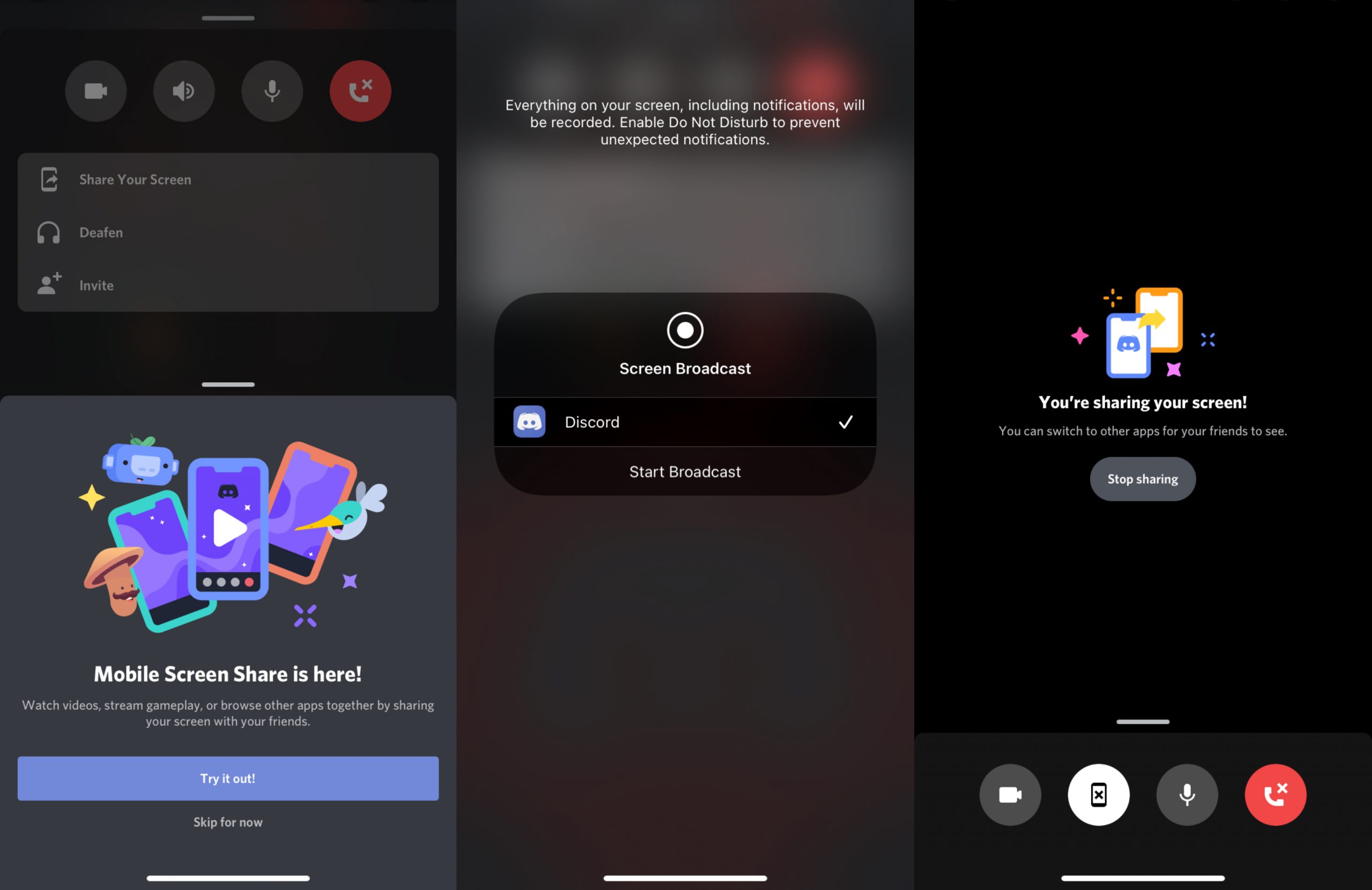 Discord rolls out screen sharing for iOS and Android phones - KLGadgetGuy