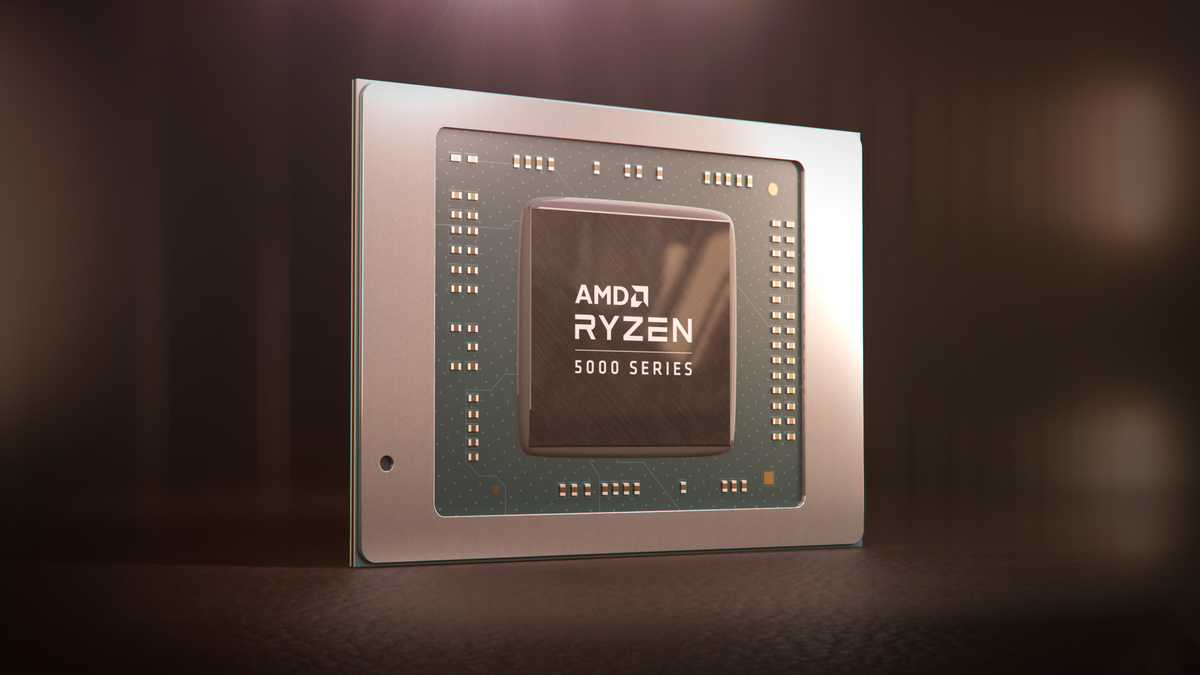 AMD Ryzen 5000 mobile cpu render