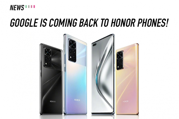 HONOR V40, HONOR, Google