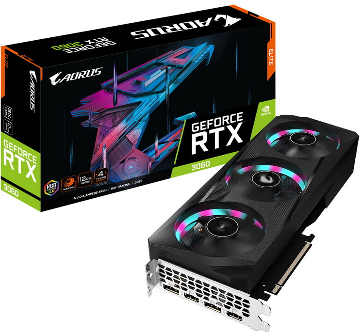 Gigabyte geforce rtx 3060 ti aorus elite обзор