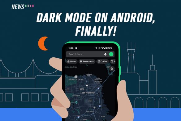 Google Maps, Dark Mode, Android