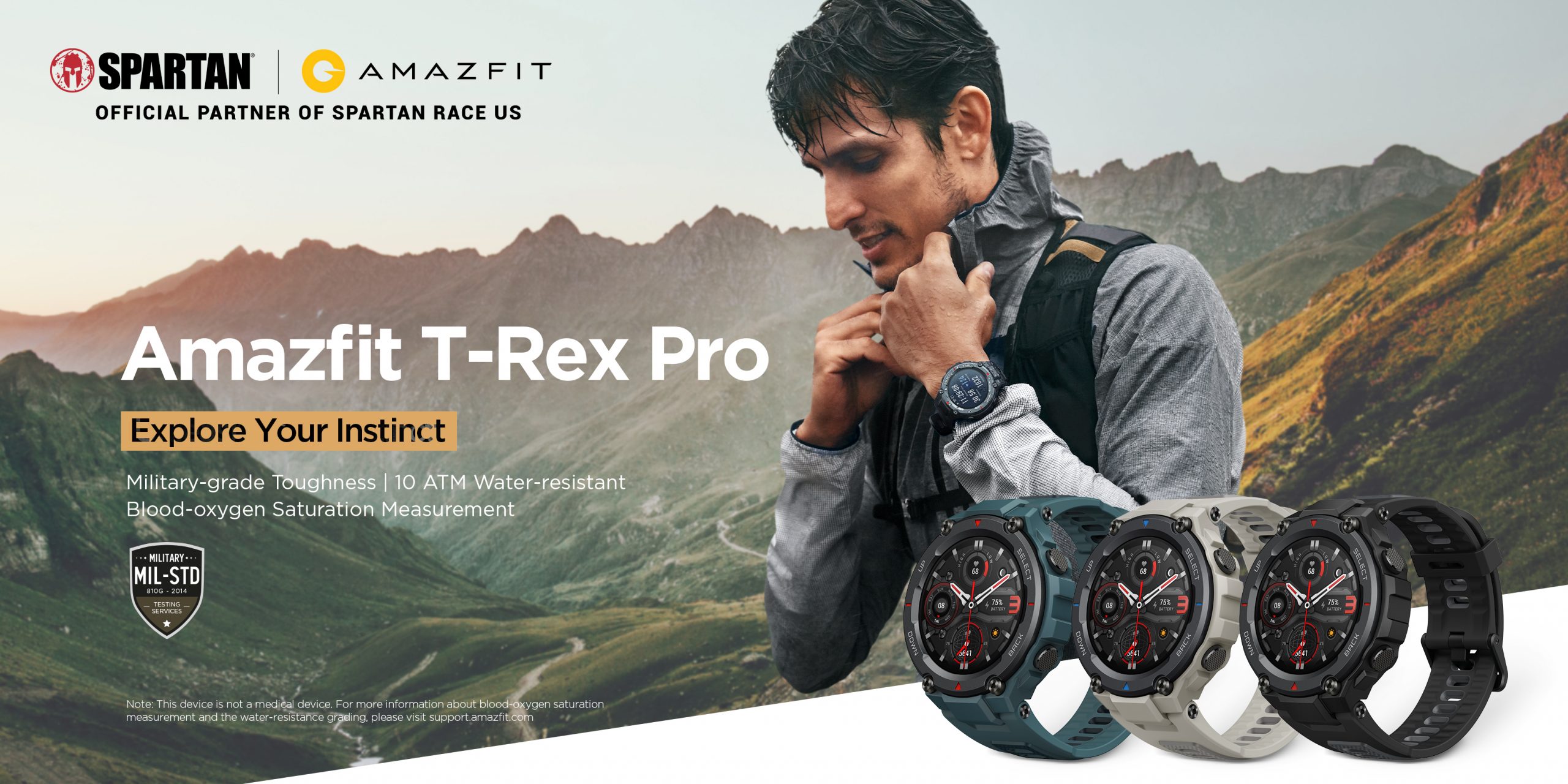 Amazfit T-Rex Pro colours