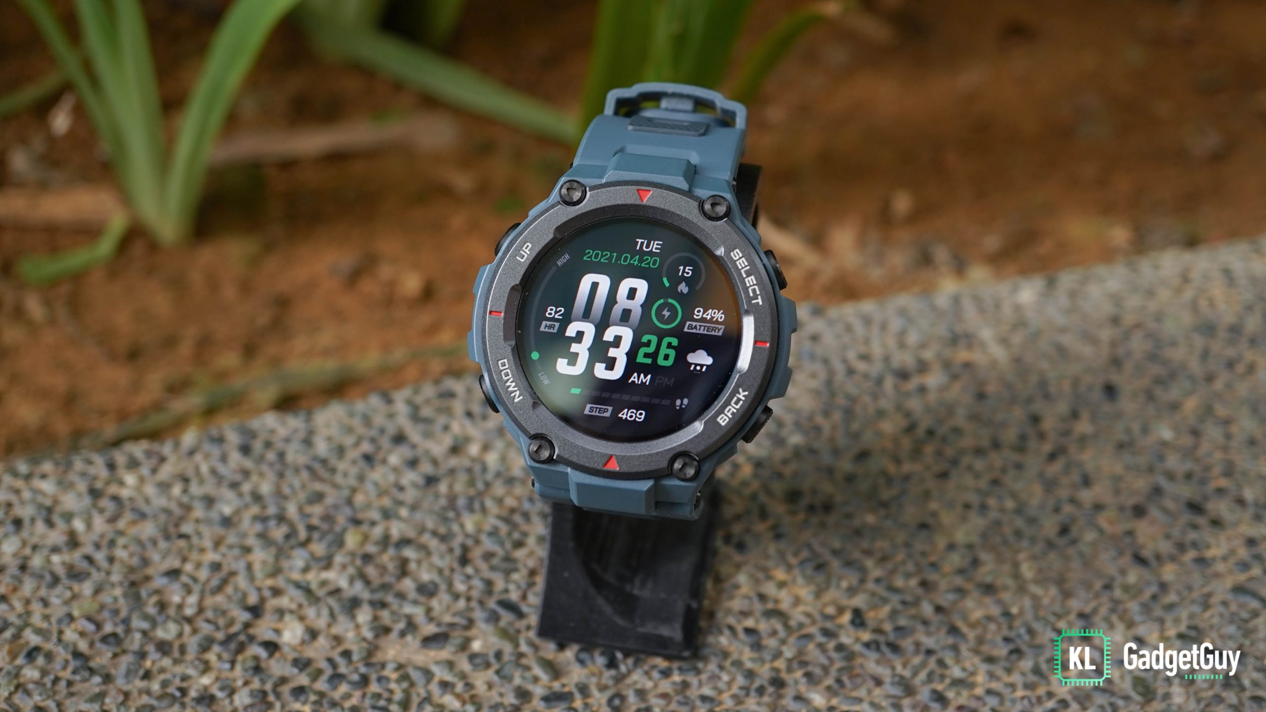 Amazfit T-rex Pro Smart Watch - Meteorite Black