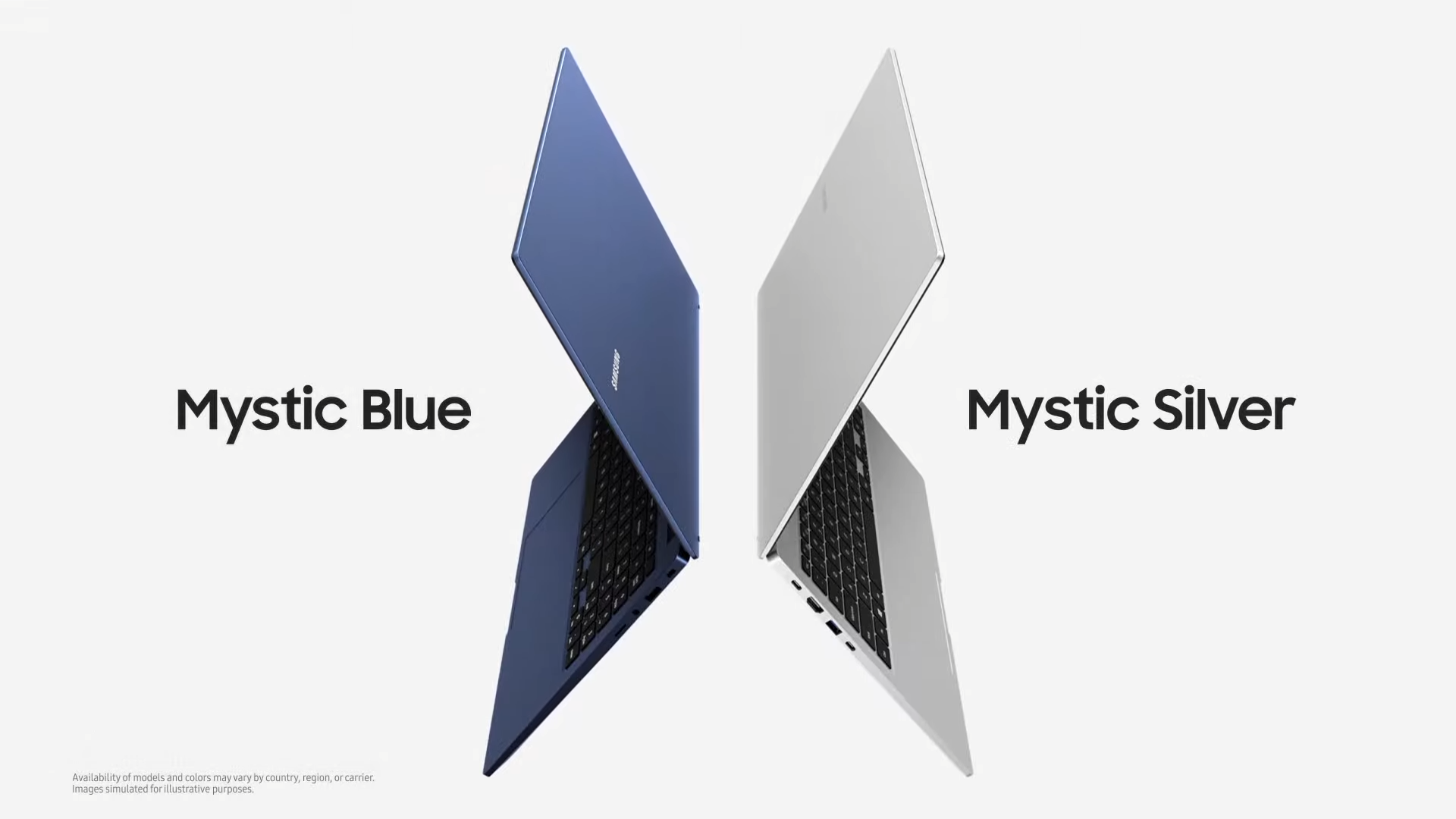 Samsung Galaxy Book colours