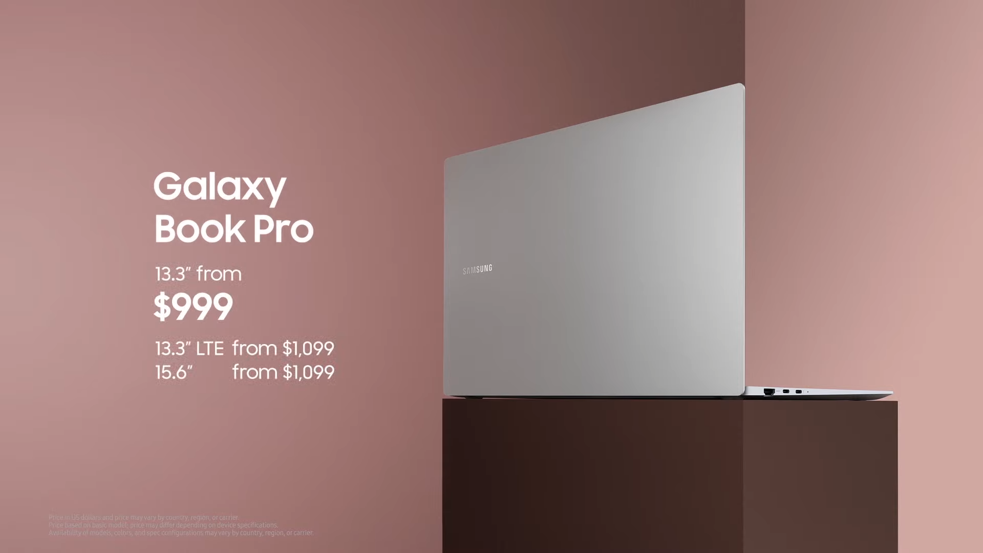 Samsung Galaxy Book Pro Price