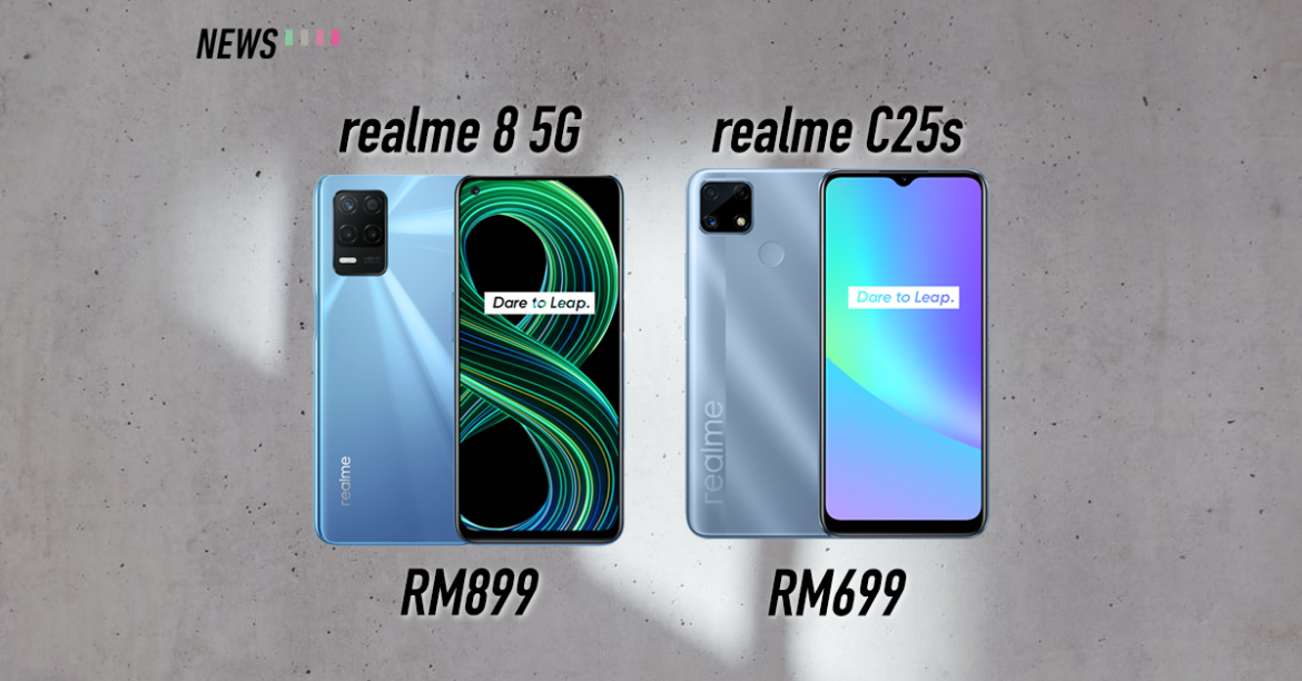 realme 8 5G, realme C25s,