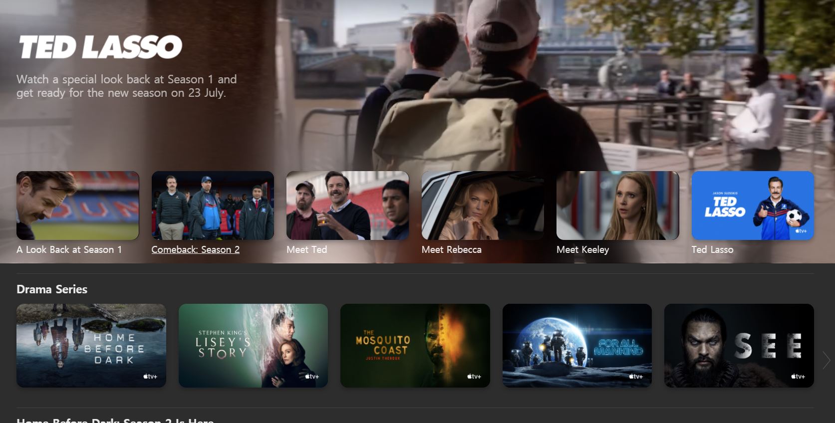 Apple TV plus show