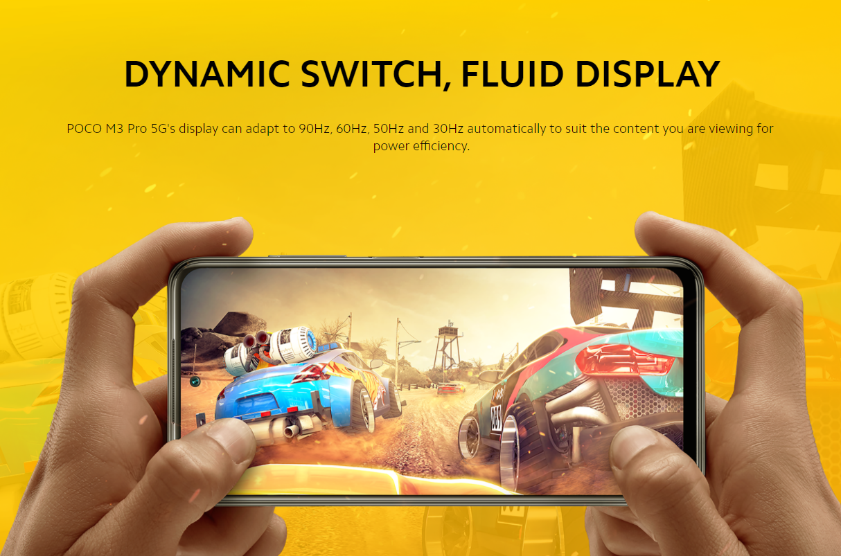 Poco M3 Pro 5G display