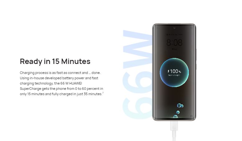 Huawei nova 8 charging