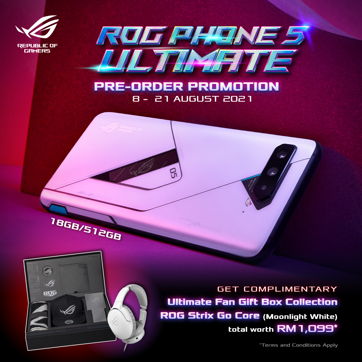 ROG phone 5 Ultimate pre order 2021