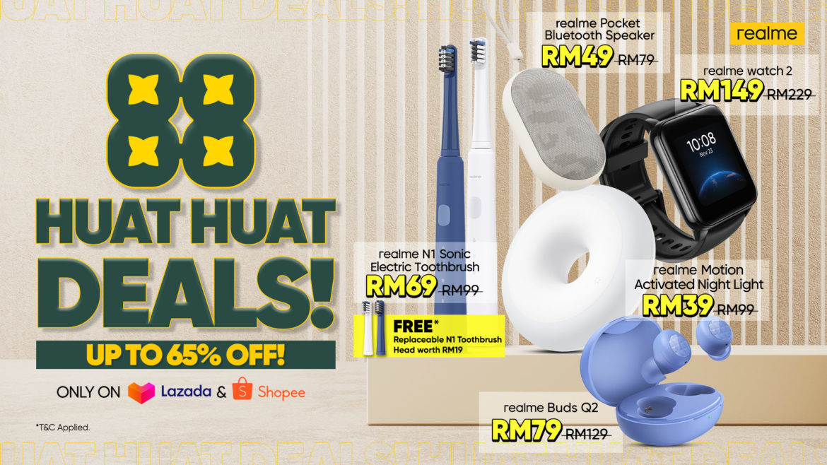 realme 8.8 Huat Huat Deals