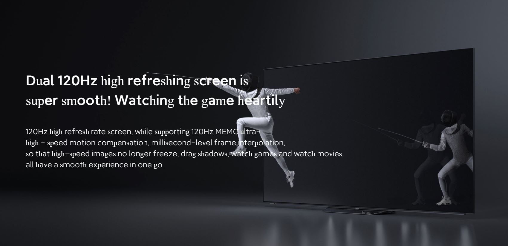 Xiaomi Mi TV master 77 120Hz