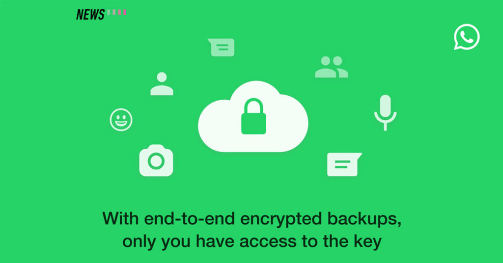 whatsapp end to end encryption cloud backup