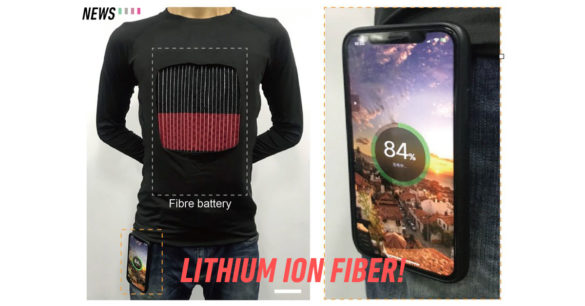 lithium ion fiber