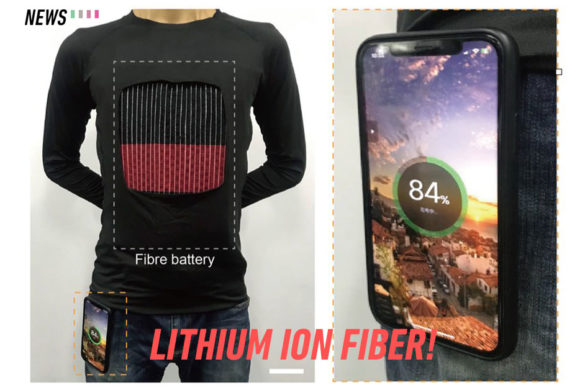 lithium ion fiber
