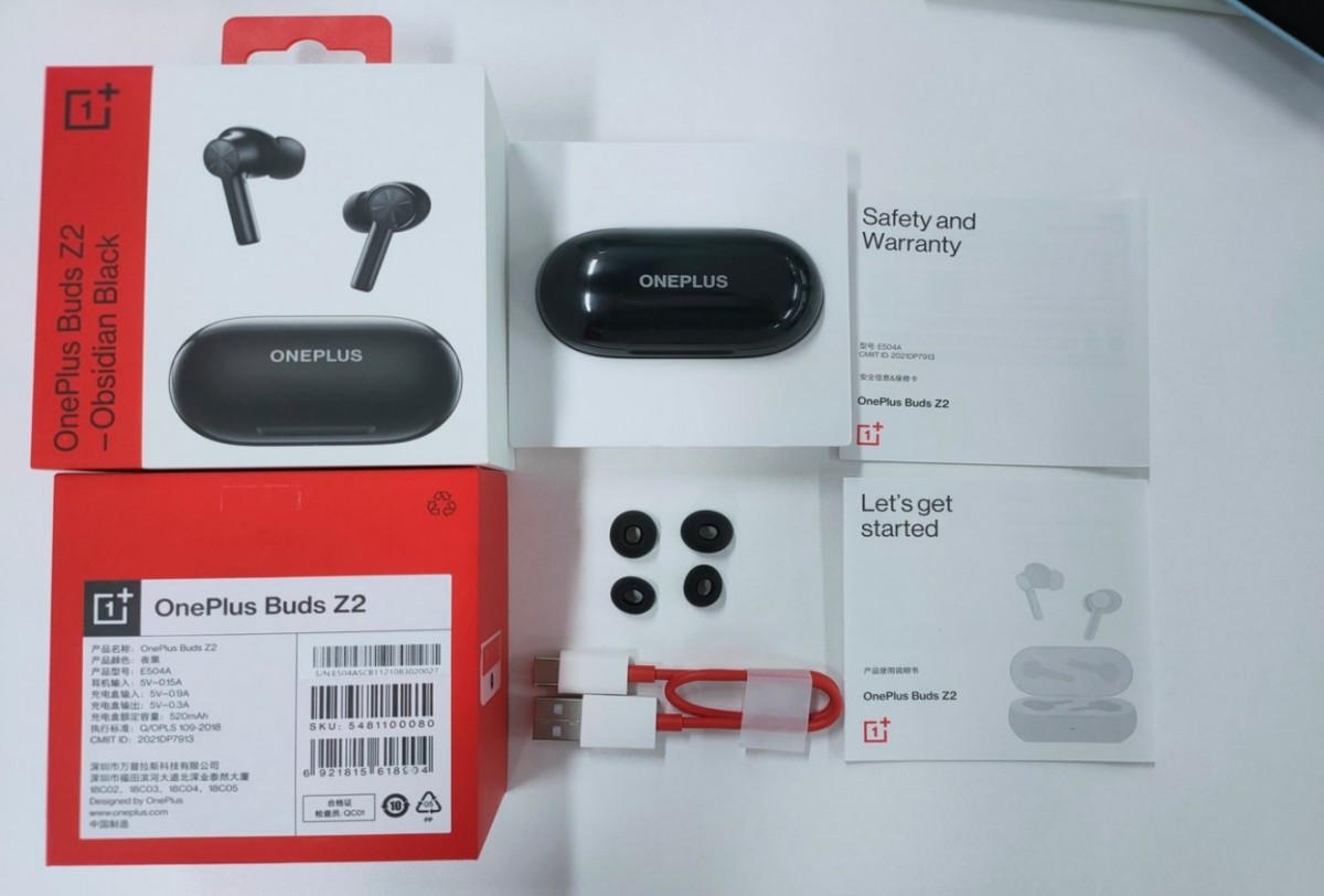 oneplus buds z2 packaging