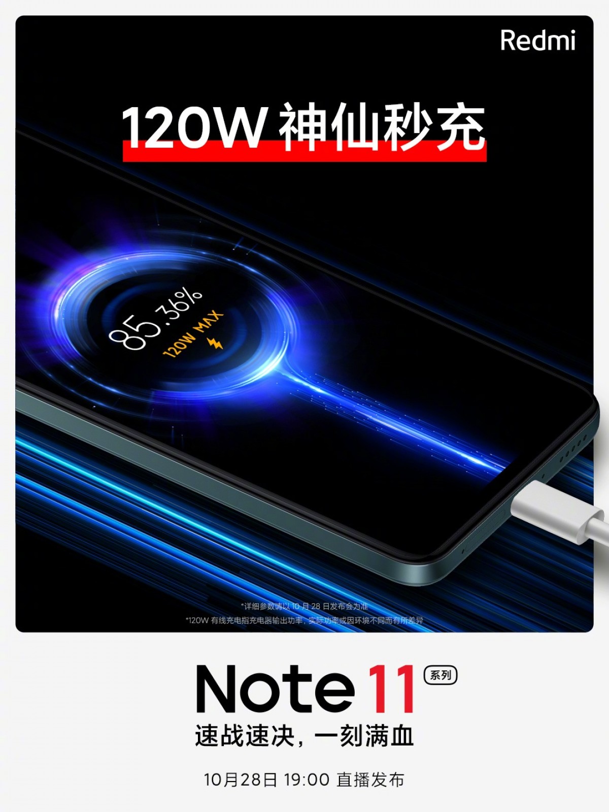 redmi note 11 120w