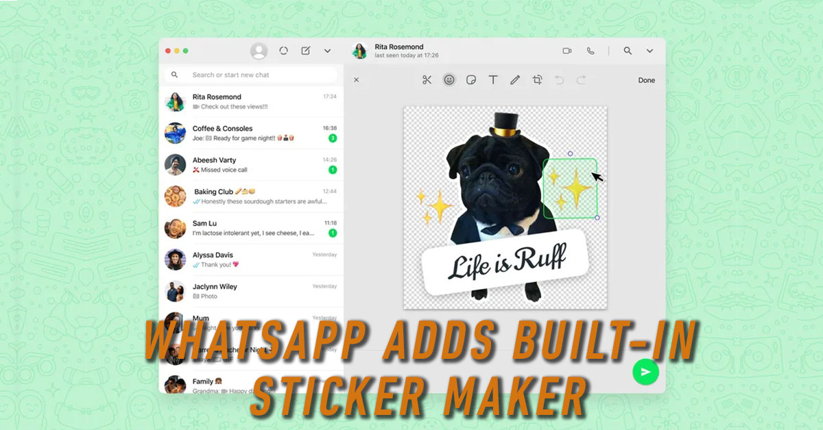 You Can Now Create Your Own WhatsApp Stickers! –