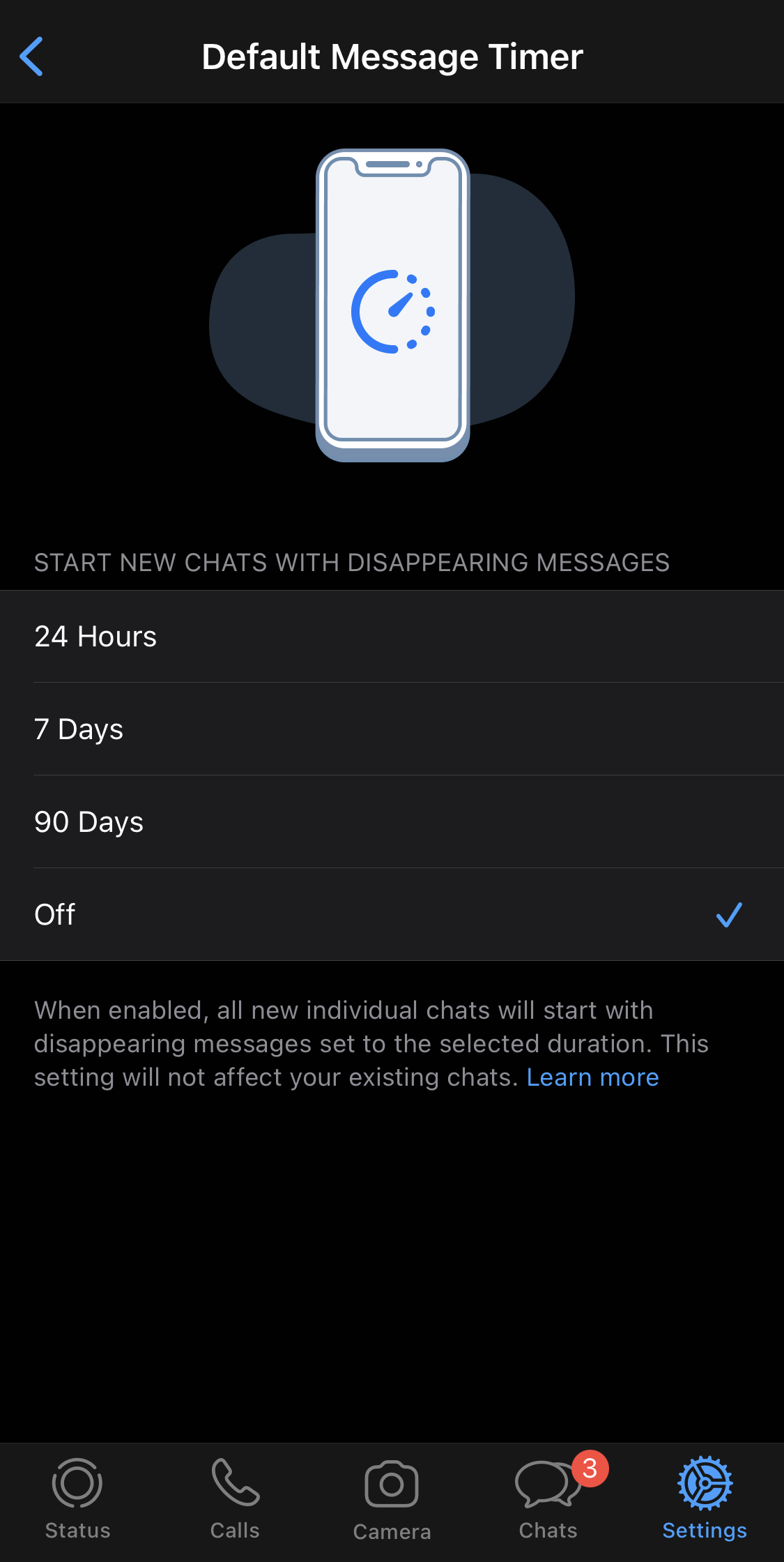 Disappearing Messages