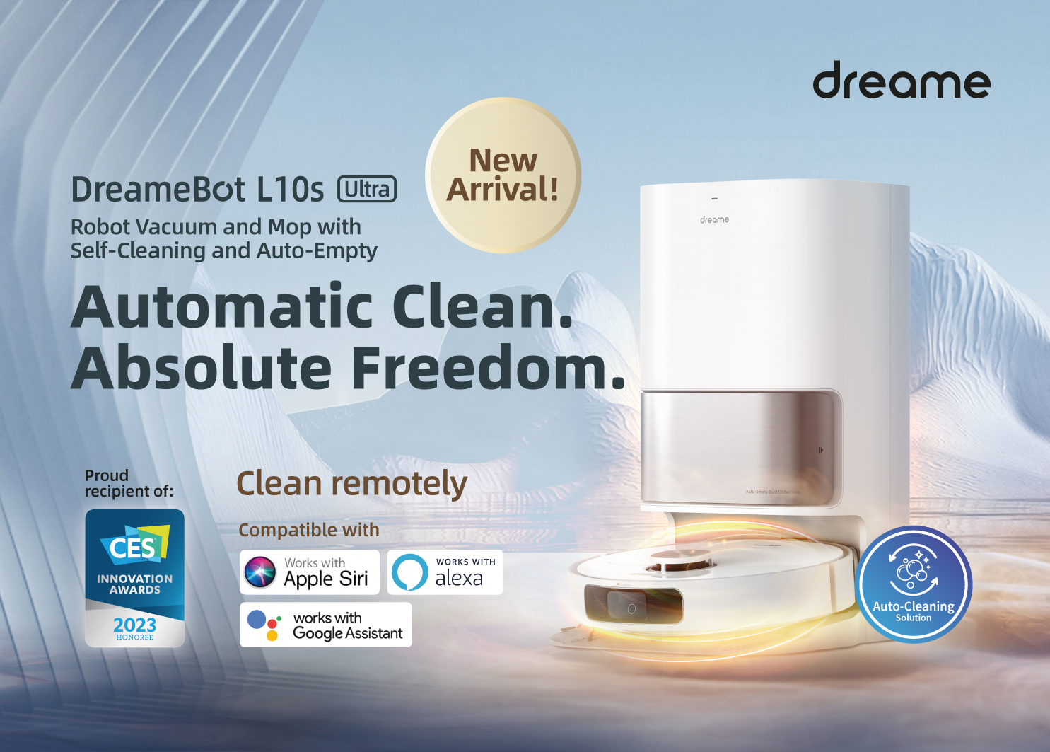 DreameBot L10s Ultra robot vacuum and mop launches with auto